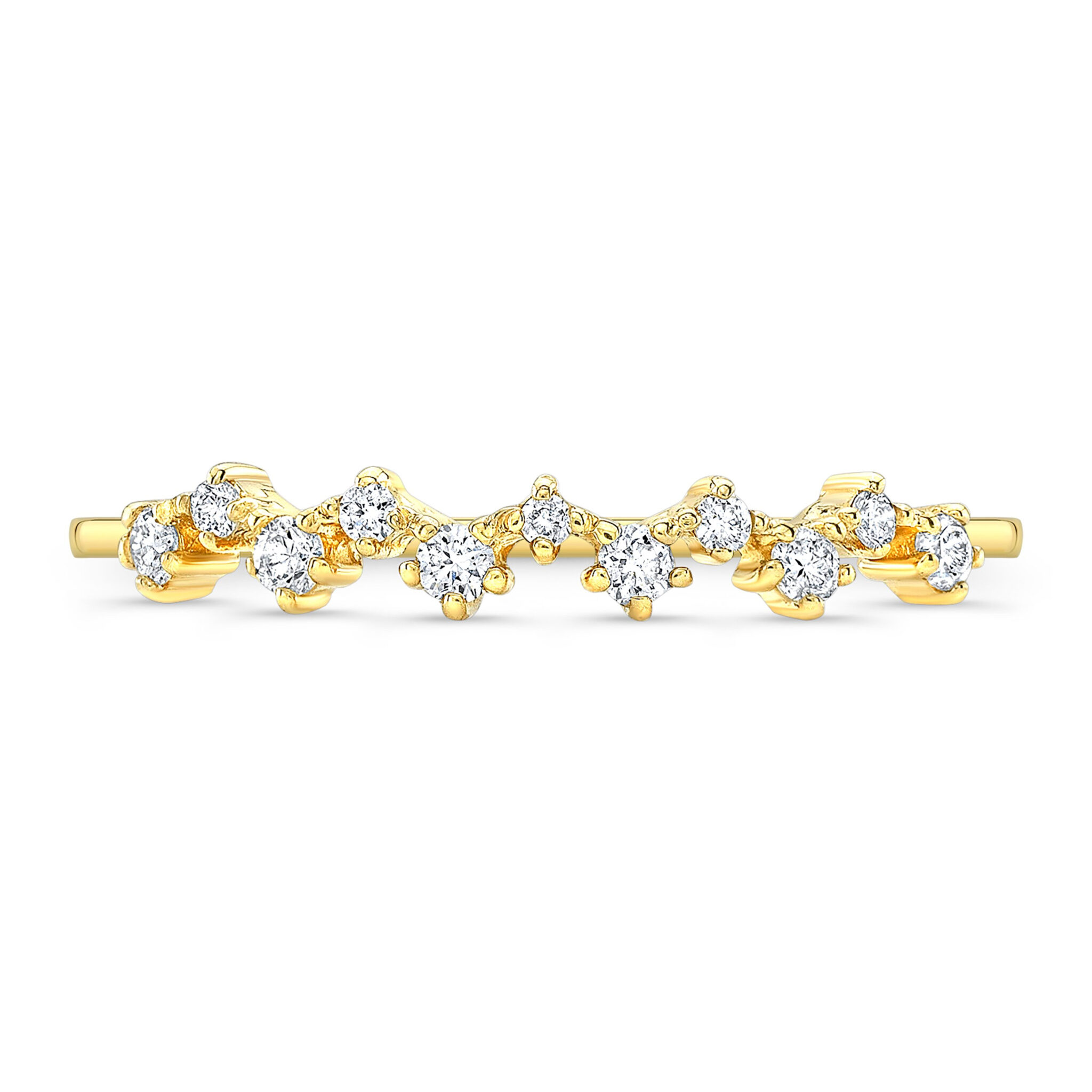 Diamond Crown Eternity Ring - Image 3