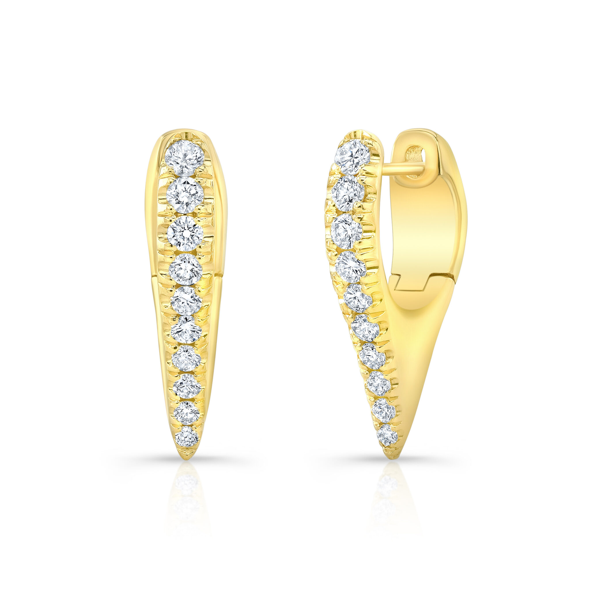 Modern Glimmer Hoops - Image 2