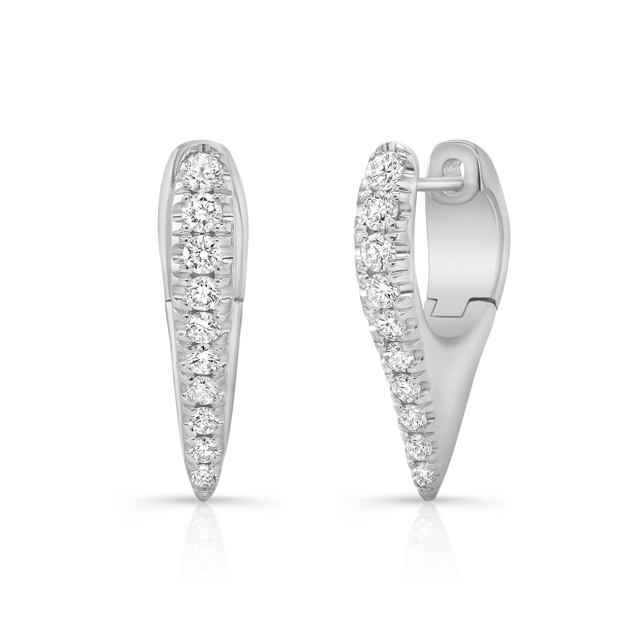Modern Glimmer Hoops
